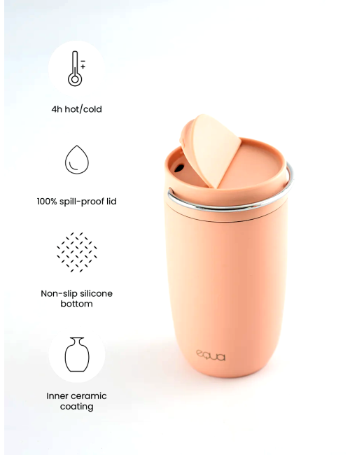 Equa roosa termoskruus 300ml