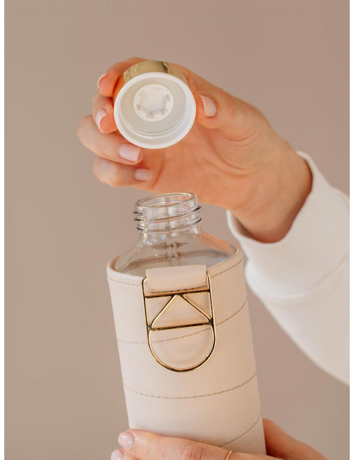 Klaaspudel 750ml Beige